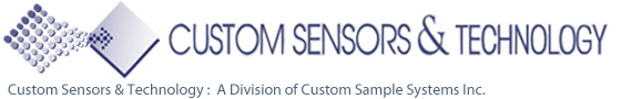 Custom Sensors and Technology logo